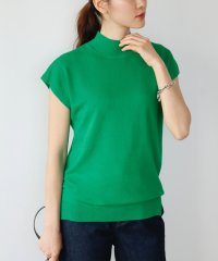 ELFRANK/エルフランク ELFRANK モックネック半袖サマーニットプルオーバー/507153566