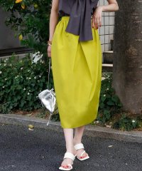 ELFRANK/エルフランク ELFRANK ボックスタックコクーンシルエットミディ丈スカート/507153591