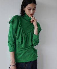 ELFRANK/エルフランク ELFRANK Vフリルタートルネックニットプルオーバー/507153606