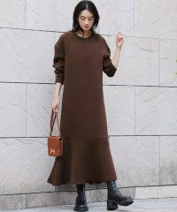 ELFRANK/エルフランク ELFRANK ダンボールニット裾フレアロングワンピース/507153619