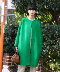 ELFRANK/エルフランク ELFRANK ビッグラッフルカラー付き2WAYコクーンコート/507153655