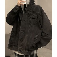 Girly Doll/ガーリードール Girly Doll フード付きオーバーサイズデニムジャケット【韓国ファッション】【春夏新商品】/507156065