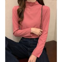 Girly Doll/ガーリードール Girly Doll ハイネックメロウトップス【韓国ファッション】【春夏新商品】/507156147