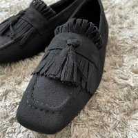 Tomieco/トミエコ Tomieco スクエア キルトタッセル フラットシューズ/507161189