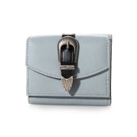 Tomieco/トミエコ Tomieco 【ネット限定】新色入荷 ウエスタンバックル ミニサイズ ウォレット 三つ折り/507161381