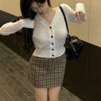 Zoe Jenko/ゾエ ジェンコ Zoe Jenko フロントボタン薄手カーディガン 10293/507161685