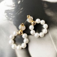 VIRINA/ヴィリーナ VIRINA フルムーンパールイヤリング/507162955