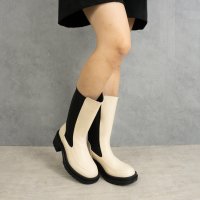 FABBY FABBY./ファビーファビー FABBY FABBY. サイドゴアブーツ ミドル丈 厚底ヒール/507163133