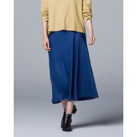DoCLASSE/ドゥクラッセ DoCLASSE グロッシーサテン・ロングスカート/507164838