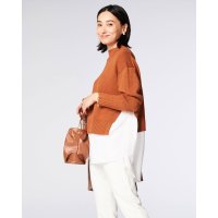 DoCLASSE/ドゥクラッセ DoCLASSE バルキーニット・レイヤード風セーター/507164966