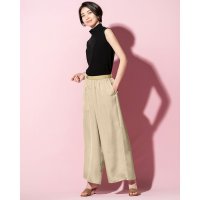 DoCLASSE/ドゥクラッセ DoCLASSE マットサテン・ワイドパンツ/507165535