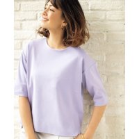 DoCLASSE/ドゥクラッセ DoCLASSE 抜け感クルーネック／5分袖・ドゥクラッセTシャツ/507165736