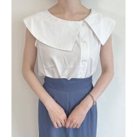 F.i.n.t/【F&A】 サイドビッグカラーブラウス/507167567