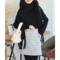 KOBE LETTUCE/コウベレタス KOBE LETTUCE ドット刺繍キルティングミニスカート [M4012]/507172232