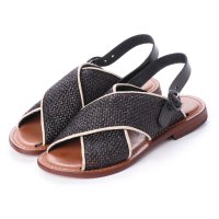 EDER SHOES/エダーシューズ Eder Shoes 編み込みクロスベルトフラットサンダル/507172852