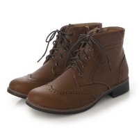 Mafmof/マフモフ Mafmof Realta(レアルタ)3cmヒールトラッドカジュアルレースアップブーツ/507173382