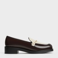 CHARLES & KEITH/Lexie レクシー メタリックアクセントローファー/507175399