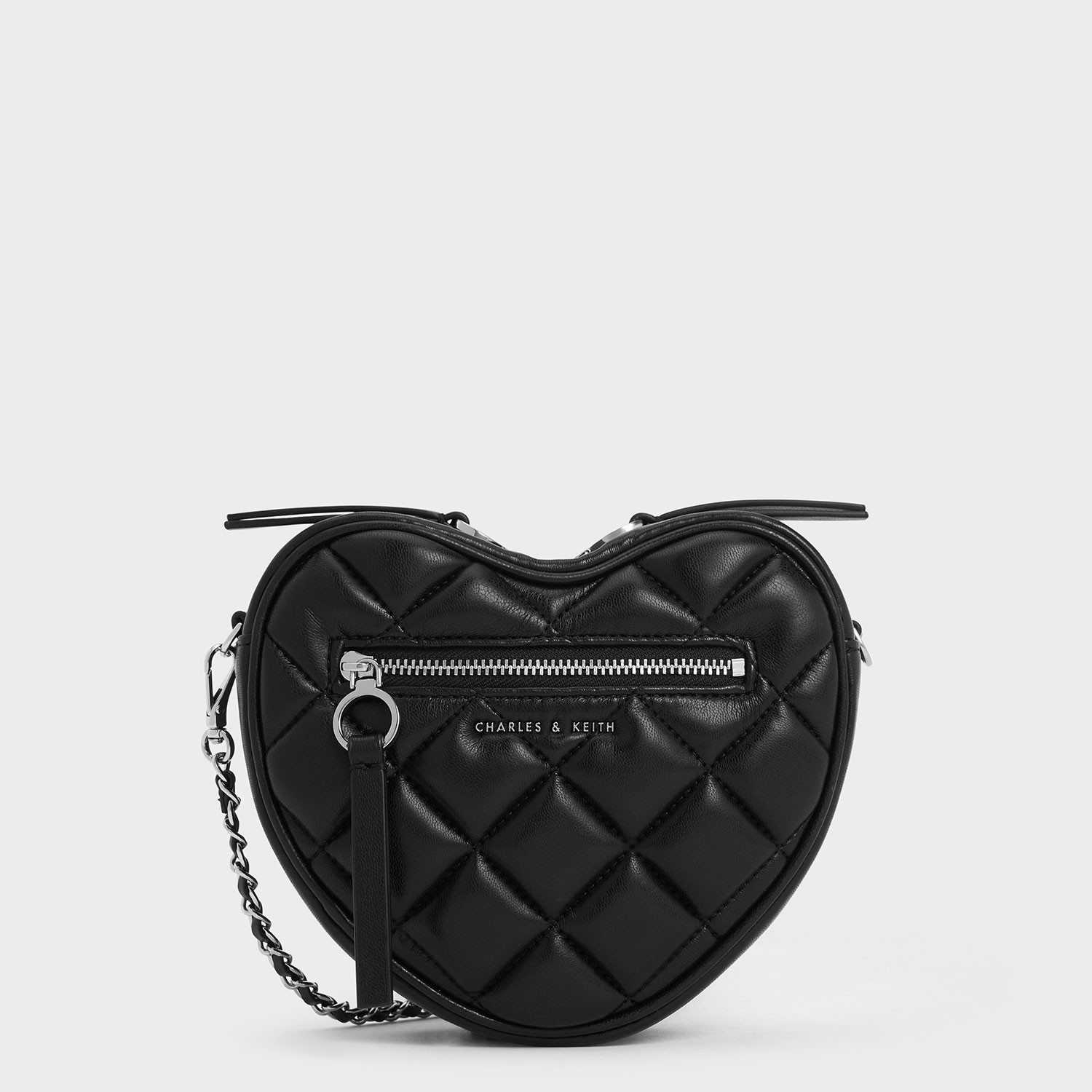 CHARLES & KEITH◆Philomena キルトハートクロスボディバッグ org.jpg