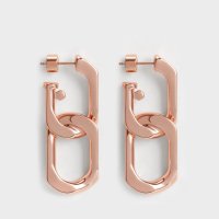 CHARLES & KEITH/Gabine ガビーヌ チェーンリンクドロップピアス/507175706