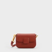 CHARLES & KEITH/Koa ミニ コアスクエアプッシュロックバッグ/507176079