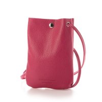 Sabina Donna/サビーナドンナ Sabina Donna 【イタリア革 日本製】 ソフトシュリンク スマホポーチ スマホポシェット （ショルダー長さ調節自由自在）/507178551