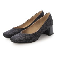 BARCLAY/【日本製】 バークレー BARCLAY 太ヒール Vカットスクエアパンプス/507178790