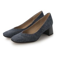 BARCLAY/【日本製】 バークレー BARCLAY 太ヒール Vカットスクエアパンプス/507178790