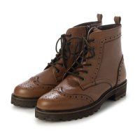 BARCLAY/【本革 / 日本製】 バークレー BARCLAY タンクソール ウイングチップデザイン レースアップブーツ/507178883