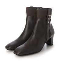 BARCLAY/【本革 / 日本製】 バークレー BARCLAY 雪寒地対応ソール使用 異素材コンビ サイドベルトデザイン スクエアトゥ ショートブーツ/507178955