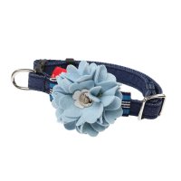 BIRDIE/バーディ BIRDIE ロゼットデニムカラー SS 小型犬用首輪【返品不可商品】/507179422