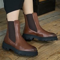 ALPHA CUBIC COLLECTION/アルファキュービックコレクション ALPHA CUBIC COLLECTION 撥水本革 トラックソールサイドゴアブーツ/507179673