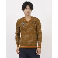 PUMA/プーマ PUMA ゴルフ ジャガード Vネック ニット/507187626