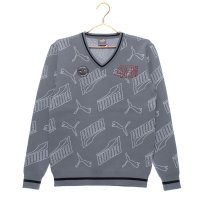 PUMA/プーマ PUMA ゴルフ ジャガード Vネック ニット/507187626