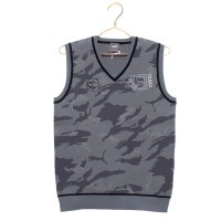 PUMA/プーマ PUMA ゴルフ カモフラージュ Vネック ニット ベスト/507187627