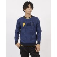 PUMA/プーマ PUMA ゴルフ グラフィック クルー ニット/507187628