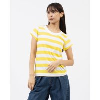 LAITERIE/レイトリー LAITERIE ふわふわ天竺コットンミニマルボーダー/507187928