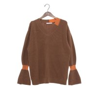 LHELBIE/レルビエ LHELBIE バイカラーニットトップス/507188188