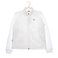 PUMA/プーマ PUMA ゴルフ W ハイパーストレッチPGWロゴFZコンビ中綿ブルゾン/507188221