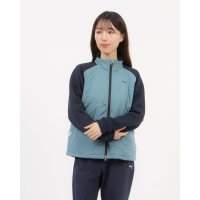 PUMA/プーマ PUMA ゴルフ W ハイパーストレッチPGWロゴFZコンビ中綿ブルゾン/507188221