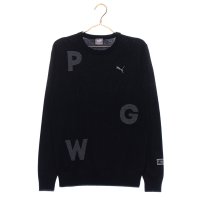 PUMA/プーマ PUMA ゴルフ PGWロゴクルーネックニットセーター/507188580