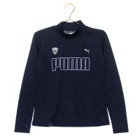 PUMA/プーマ PUMA ゴルフ W ストレッチカノコビッグPUMAロゴLSモックネックシャツ/507188583