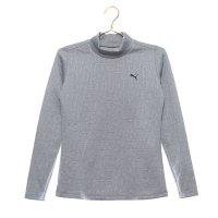 PUMA/プーマ PUMA ゴルフ W スローガン立体ジャカードLSモックネックシャツ/507188584