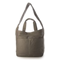 EARTH MADE/アースメイド EARTH MADE E7010 WASHED CANVAS 2WAY TOTE(GRAY)/507199770