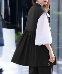 Flolia/フロリア Flolia ダブルテーラードジレ・ワンタックテーパードパンツの2点セットアップ スーツ フォーマル セレモニー ビジネス【洗える】/507200264