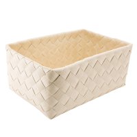 Timb．/ティム Timb. ティム Timb. バスケット 収納 かご ケース ボックス 小物入れ Lサイズ 水 汚れに強い 洗える レクタングル S ブラック アイボ/507203012
