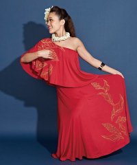Maunaloa/マウナロア Maunaloa アワプヒケープ＆フレアーワンピース/507203588
