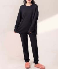 TeddyShop/テディショップ Teddyshop レディース 長袖デザインワッフルセットアップルームウェア 上下2点セット/507206957