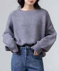 TeddyShop/テディショップ Teddyshop レディース 長袖ボリューム袖グリッターラメニットプルオーバー/507206960