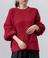 TeddyShop/テディショップ Teddyshop レディース 長袖ボリューム袖グリッターラメニットプルオーバー/507206960