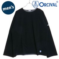 ORCIVAL/オーシバル ORCIVAL BOAT NECK L/S WIDE PULLOVER BLACK（CHARCOAL） [OR－C0275－BDJ]/507216924